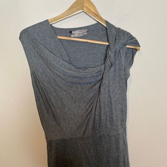 Ports 1961 Grey Tencel Cashmere Soft Dress - Picture 2 of 7